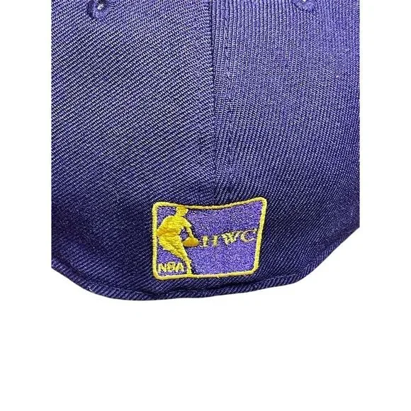 New Era Los Angeles Lakers 59Fifty Fitted Hat Purple Size 7 3/4 - Picture 5 of 6